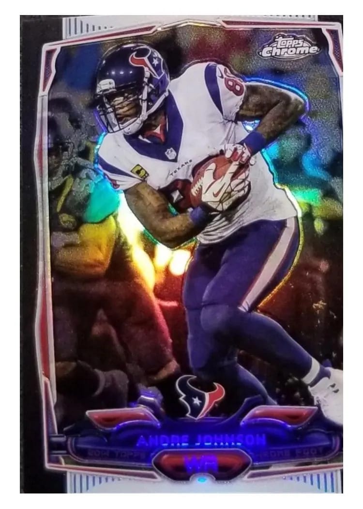 2014 Topps Chrome Mini Andre Johnson #101 card
