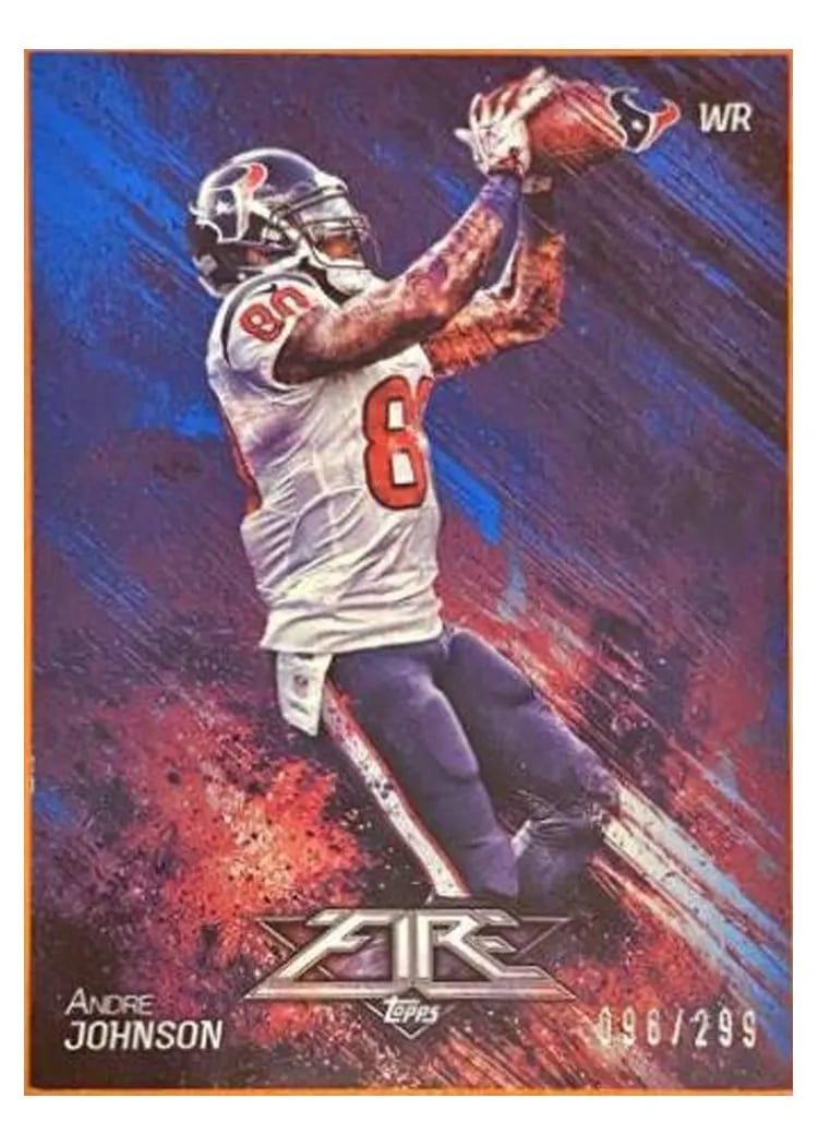 2014 Topps Fire Andre Johnson #15 card