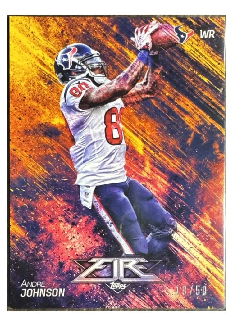 2014 Topps Fire Andre Johnson #15 card