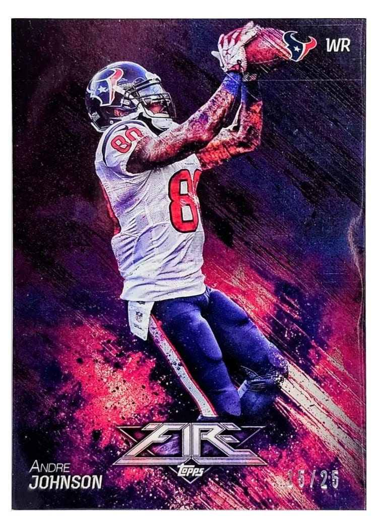 2014 Topps Fire Andre Johnson #15 card