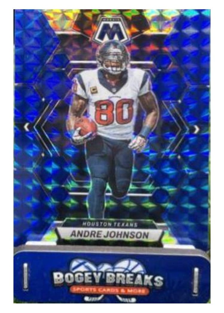 2023 Panini Mosaic Base Set Andre Johnson Blue #92 card