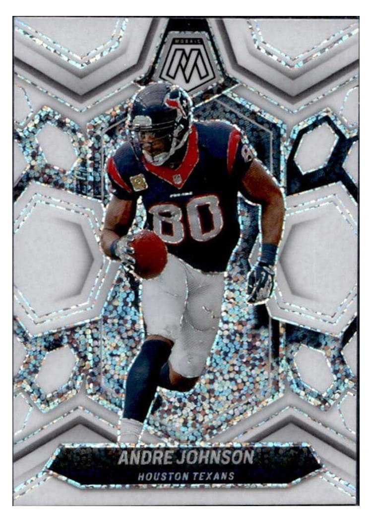 2024 Panini Mosaic Base Set Andre Johnson White Sparkle #226 card