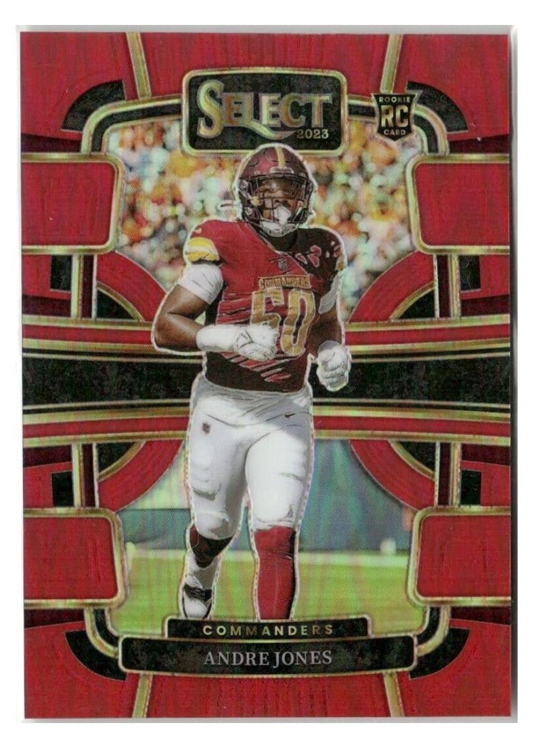 2023 Panini Select Base Set Andre Jones Red Prizm #98 card