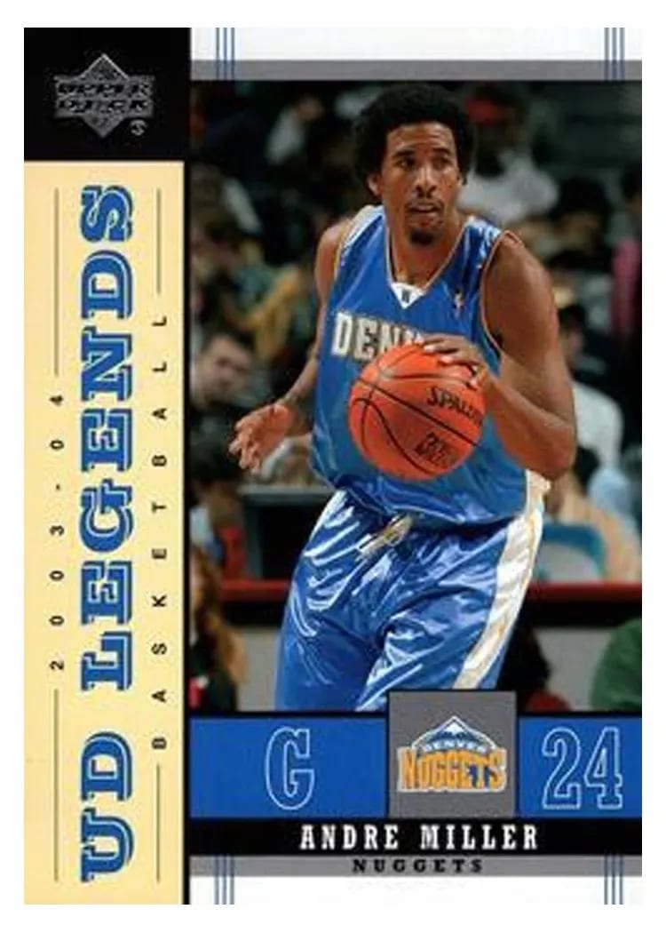 2003 Upper Deck Legends Andre Miller #18 card