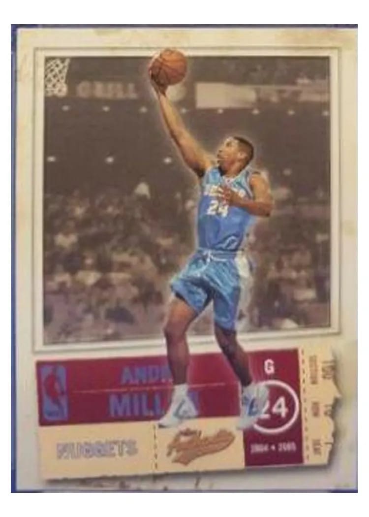 2004 Fleer Authentix Andre Miller #93 card