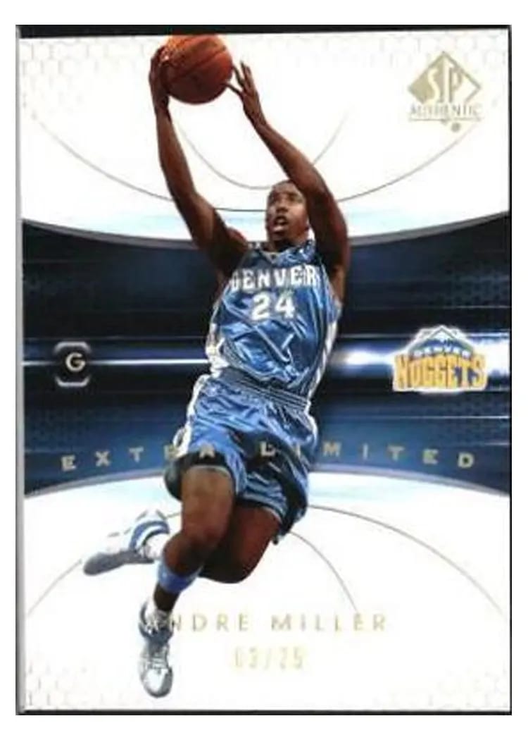 2004 SP Authentic Andre Miller #21 card