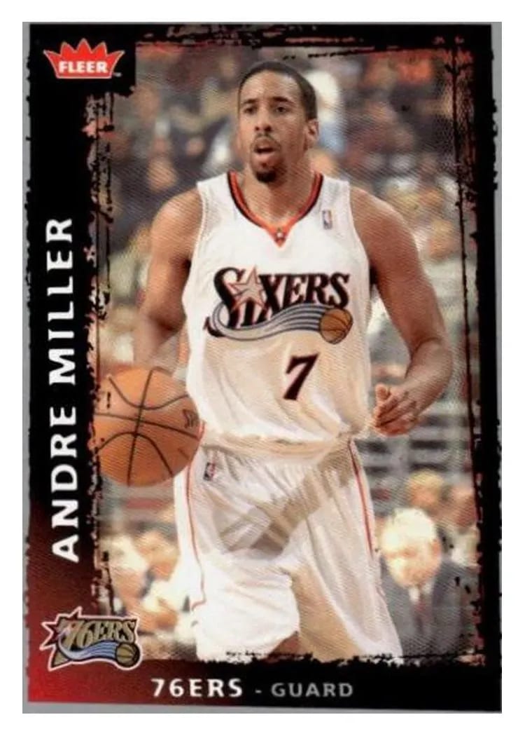 2008 Fleer Andre Miller #46 card