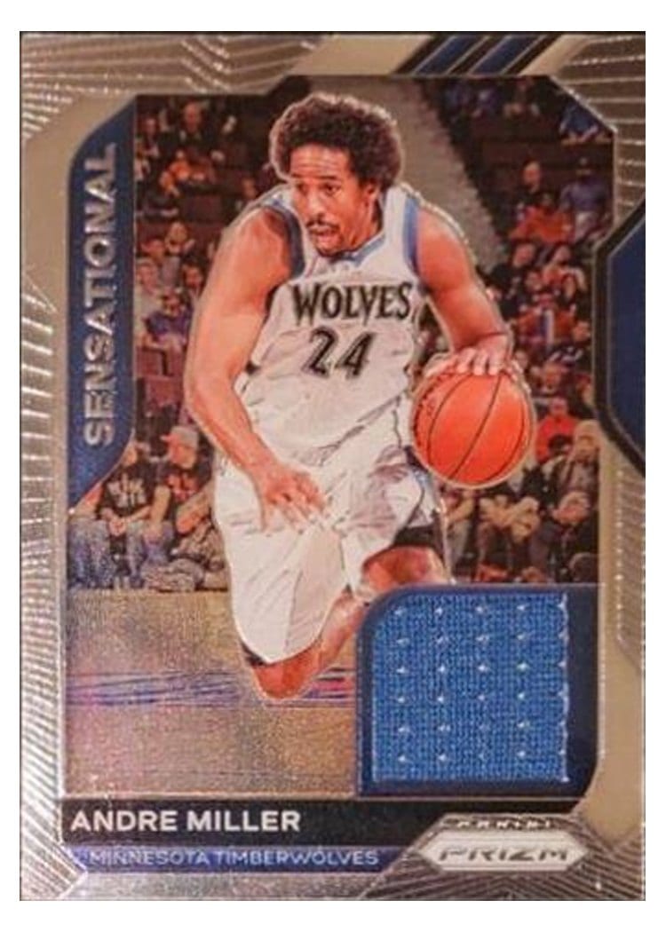 2020-21 Panini Prizm Sensational Swatches Andre Miller #SSW-AMI card