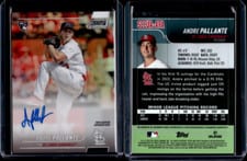 2022 Stadium Club Chrome Autographs Andre Pallante #SCCUA-APA card