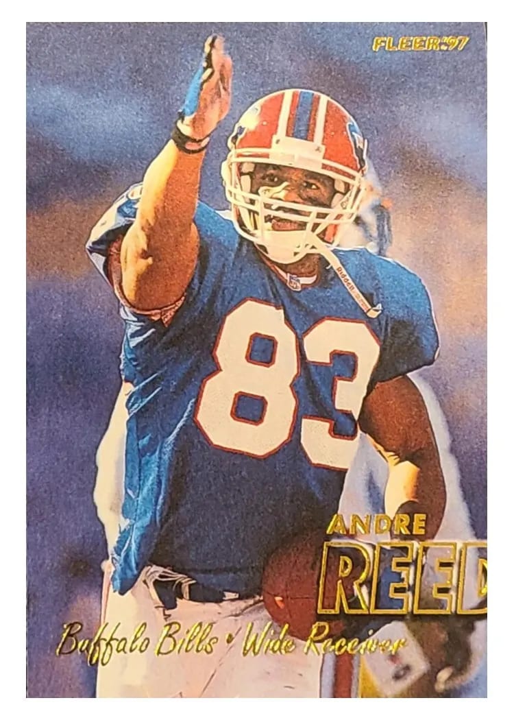1997 Fleer Andre Reed #2 card