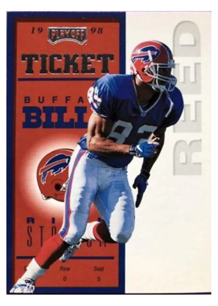 1998 Playoff Contenders Ticket Andre Reed #8 card