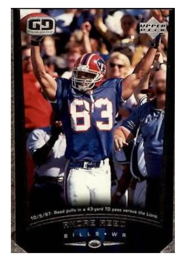 1998 Upper Deck Andre Reed #67 card