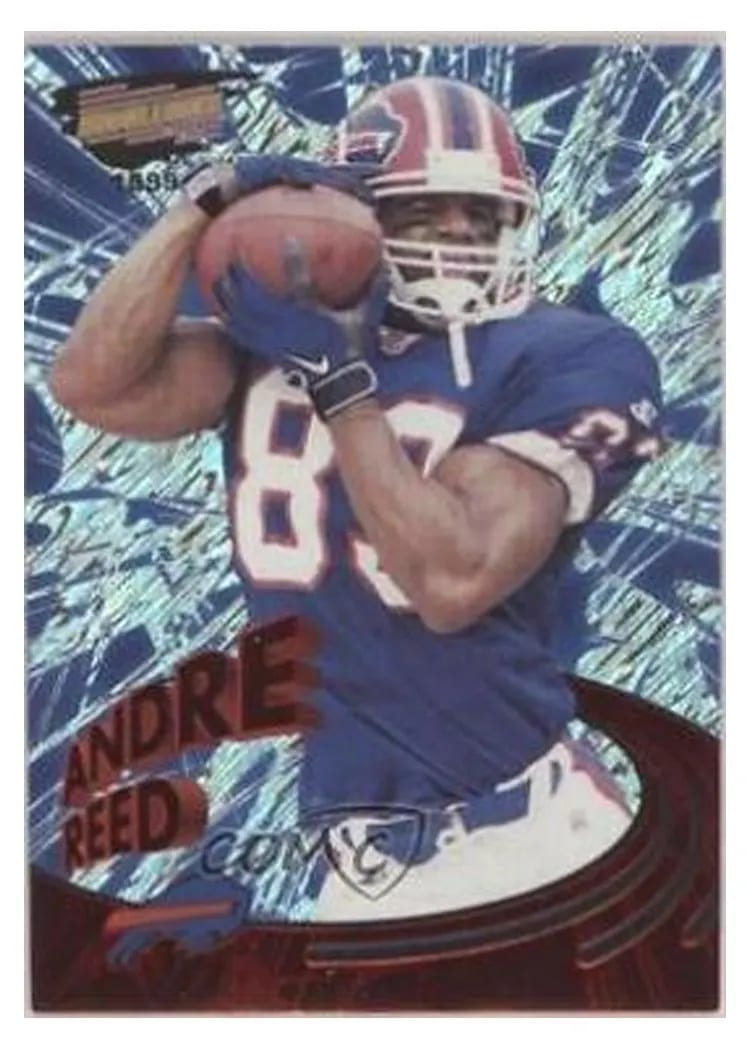 1999 Pacific Revolution Andre Reed Red #20 card