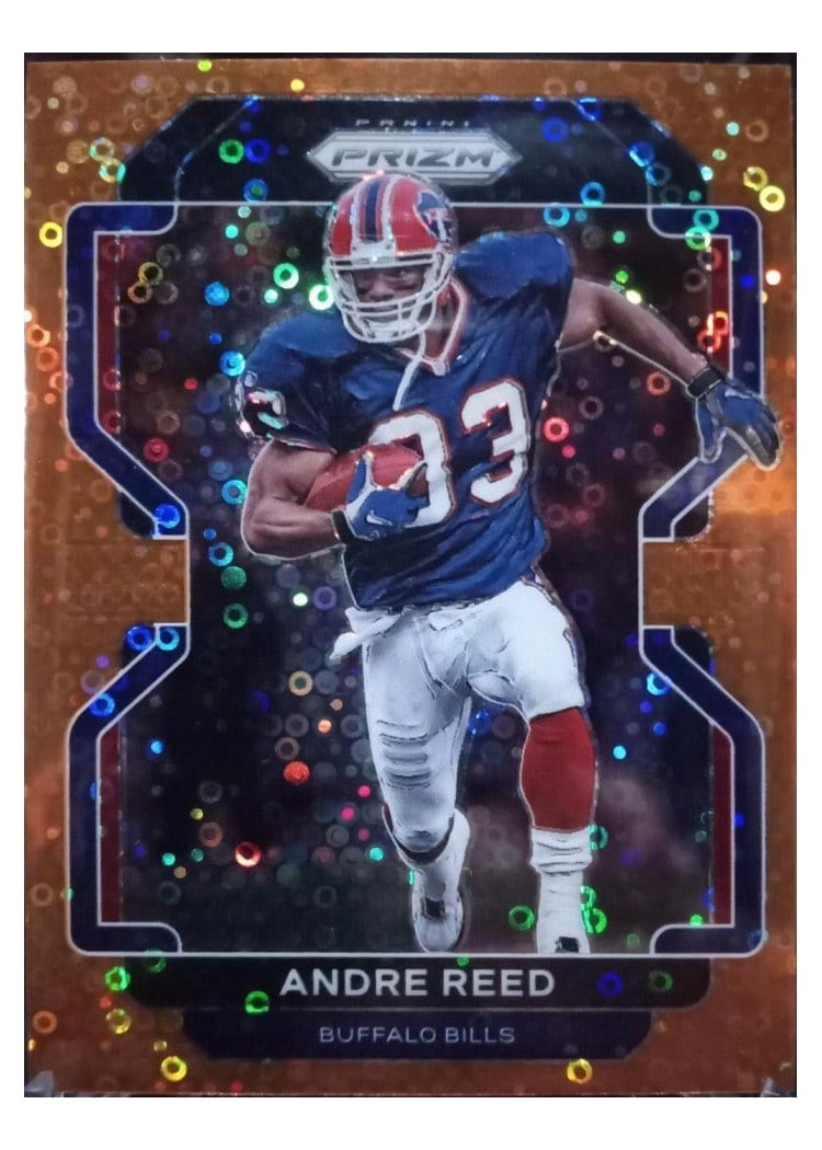 2021 Panini Prizm Base Set Andre Reed Orange Disco Prizm #124 card