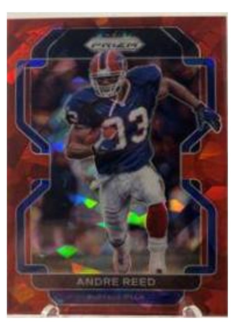 2021 Panini Prizm Base Set Andre Reed Red Ice Prizm #124 card