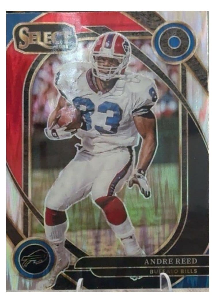 2024 Panini Select Base Set Andre Reed Black Red Prizm Shock #205 card
