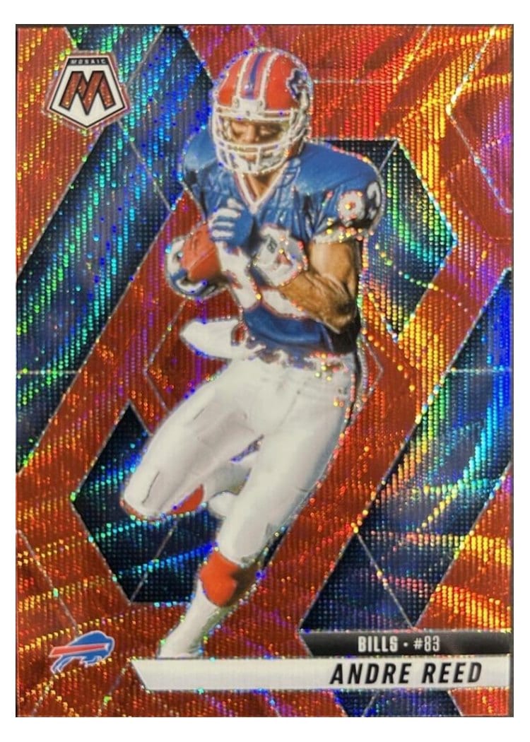 2025 Panini Mosaic Base Set Andre Reed #162 card