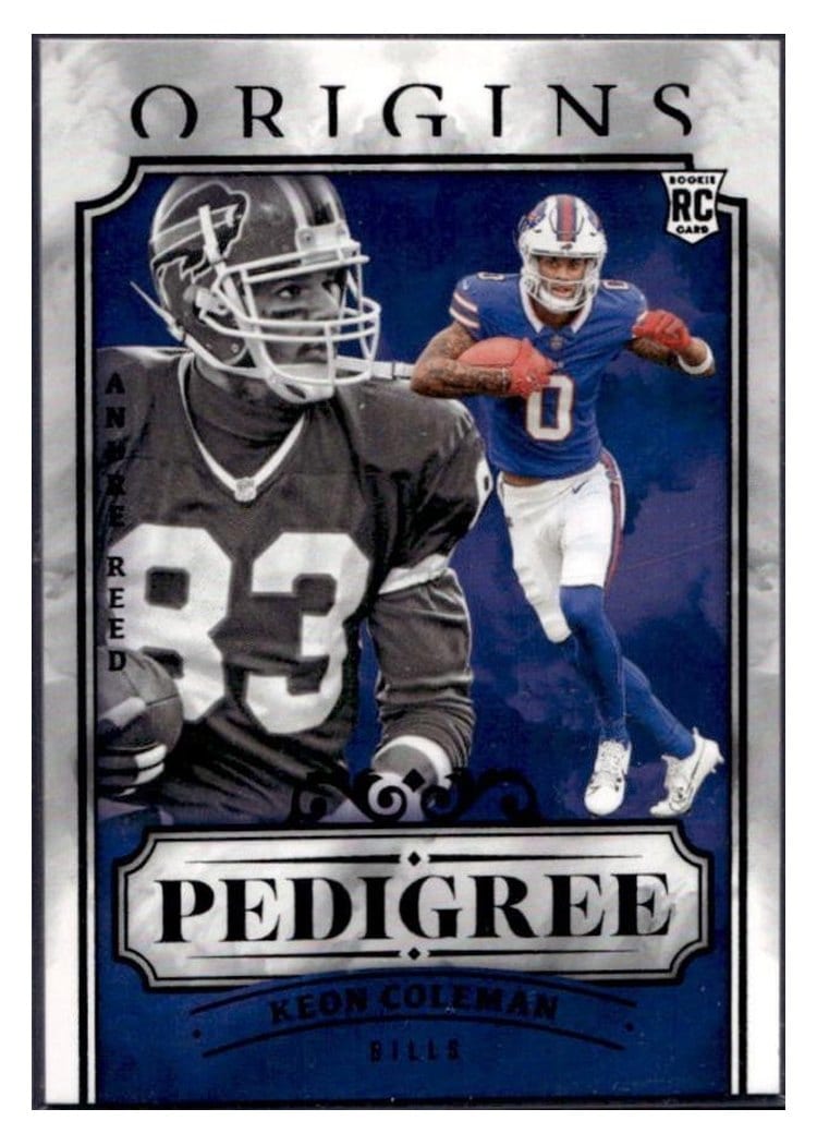 2024 Panini Origins Pedigree Andre Reed / Keon Coleman #15 card