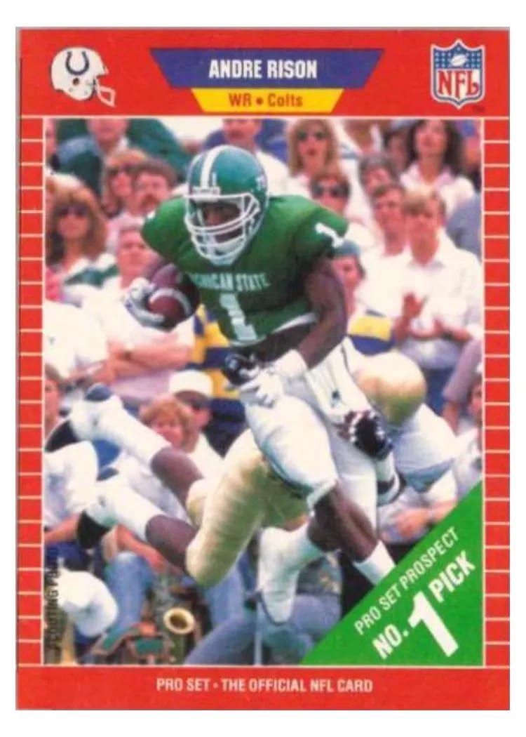 1989 Pro Set Andre Rison #497 card