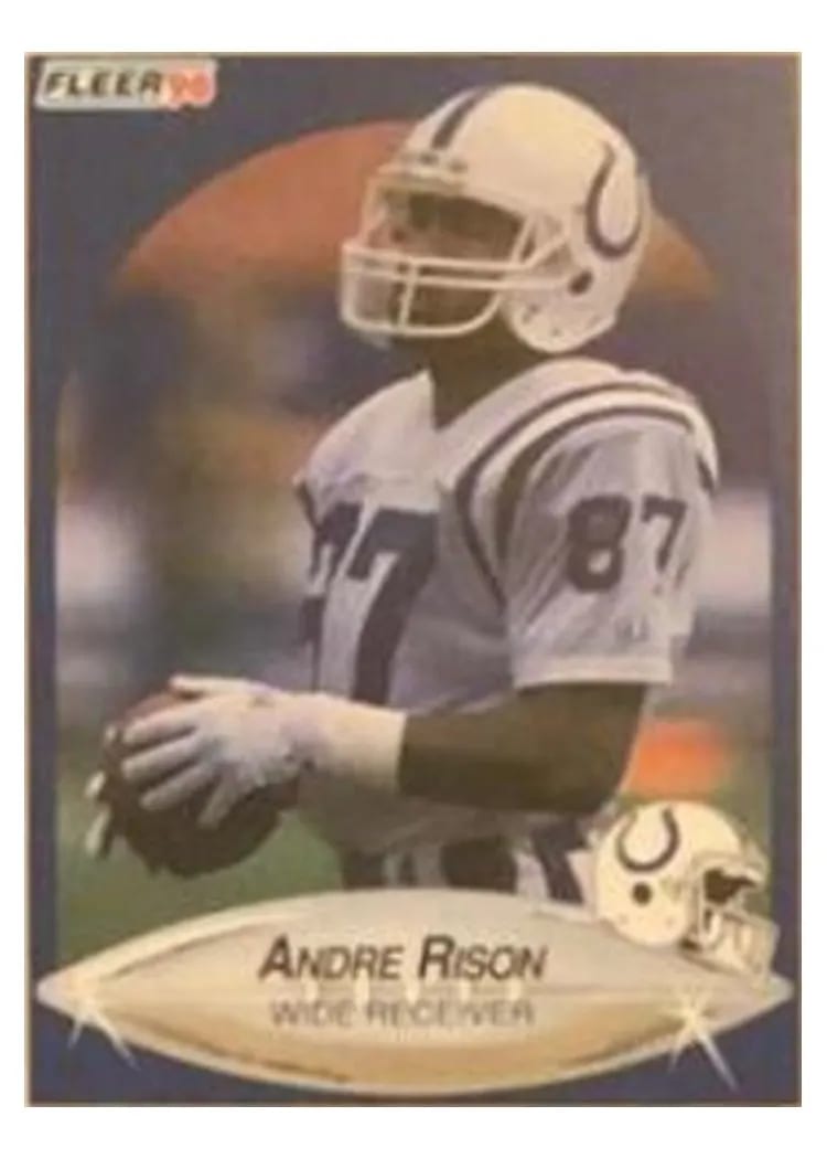 1990 Fleer Andre Rison #231 card