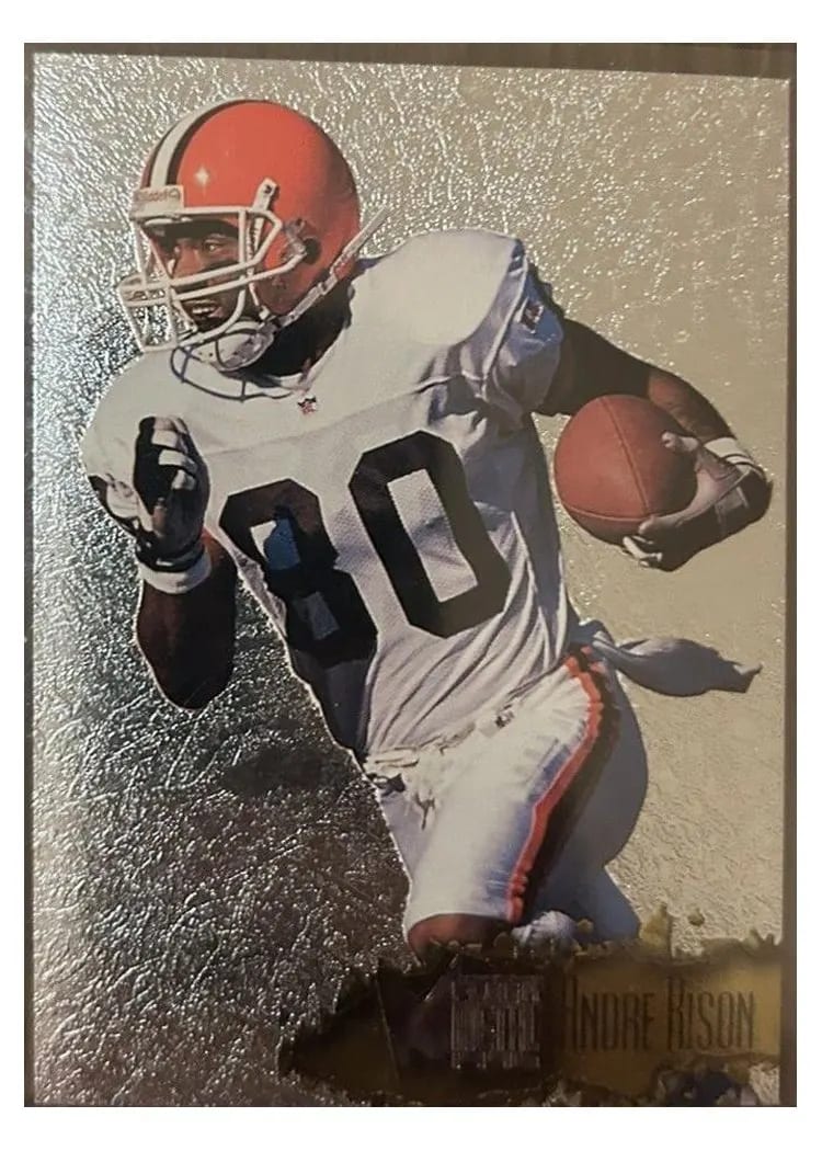 1996 Fleer Metal Andre Rison #10PM card