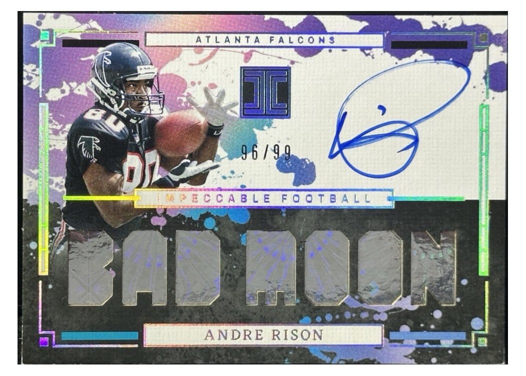 2025 Panini Impeccable Impeccable Nickname Autographs Andre Rison #9 card