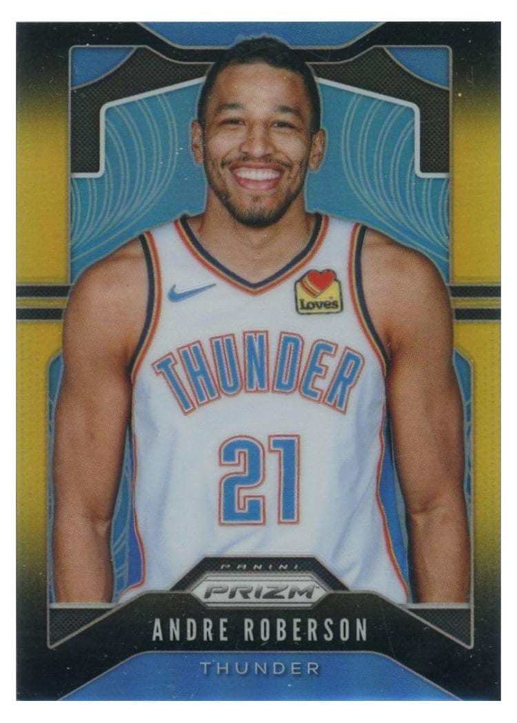 2019-20 Panini Prizm Base Set Andre Roberson #187 card