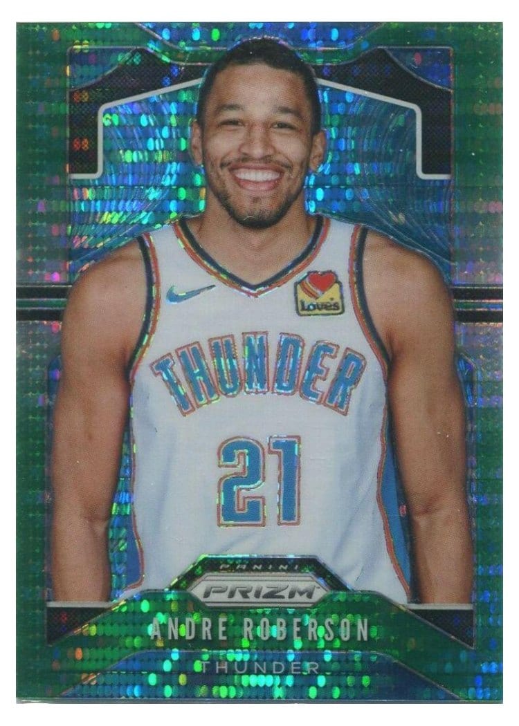2019-20 Panini Prizm Base Set Andre Roberson #187 card