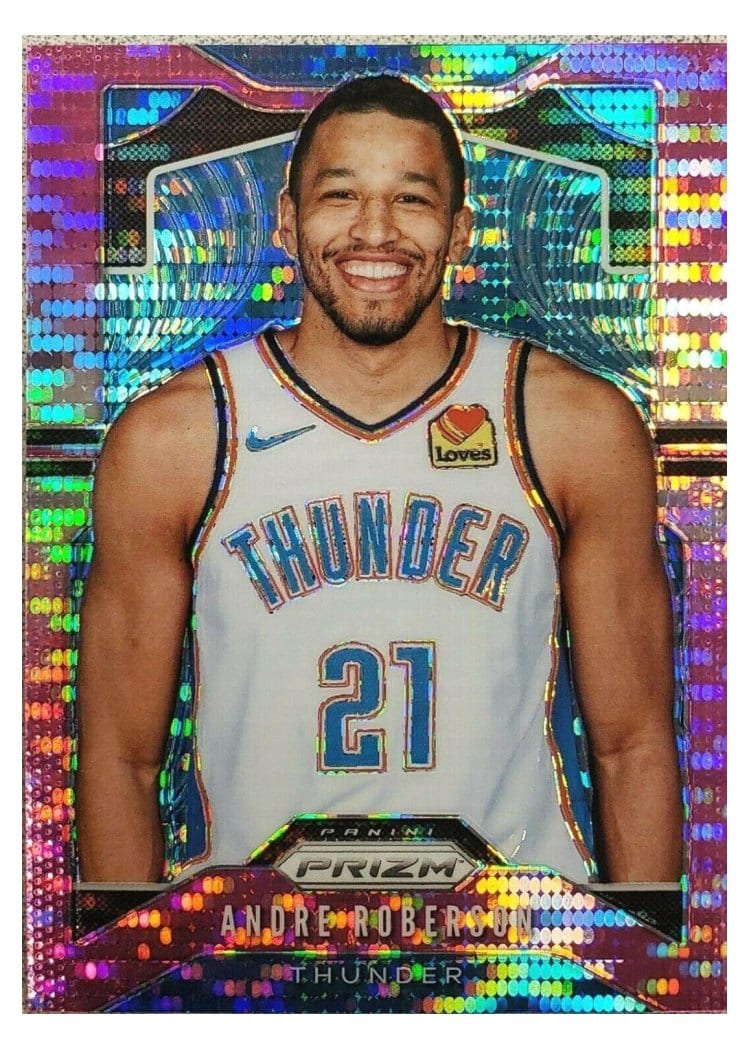 2019-20 Panini Prizm Base Set Andre Roberson #187 card