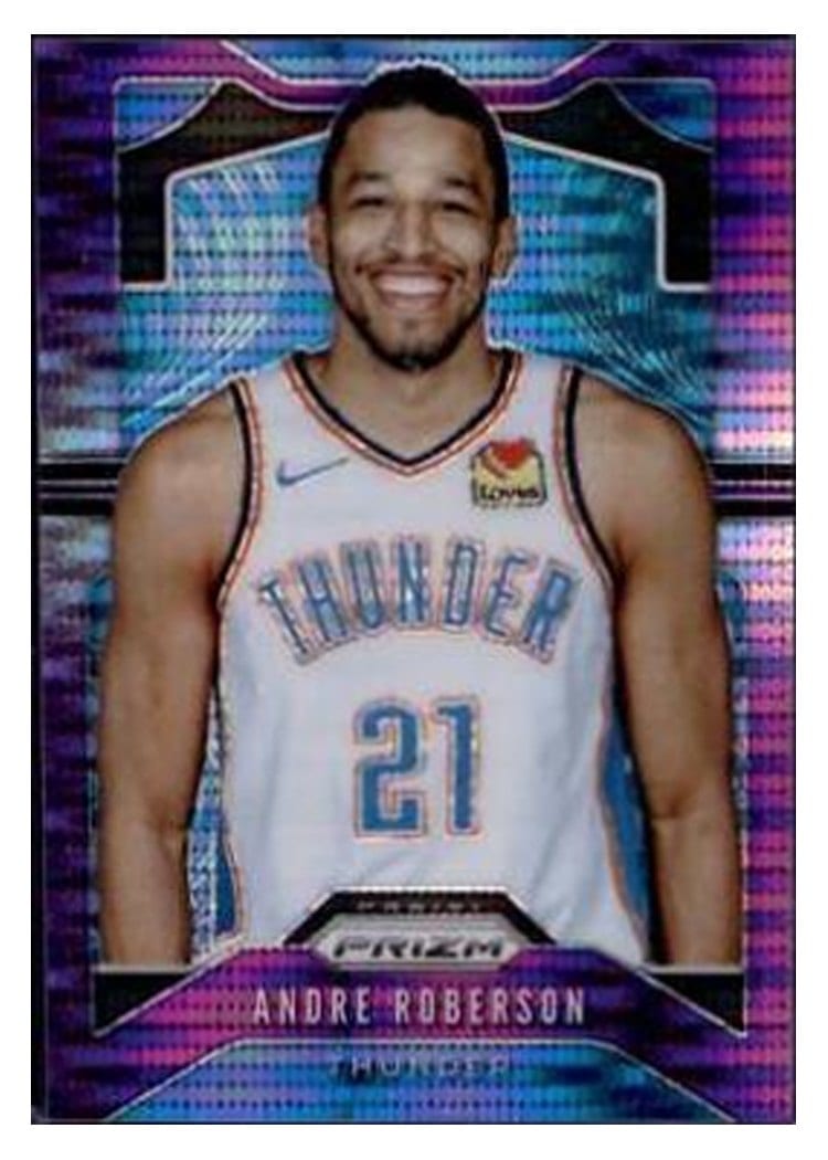 2019-20 Panini Prizm Base Set Andre Roberson #187 card