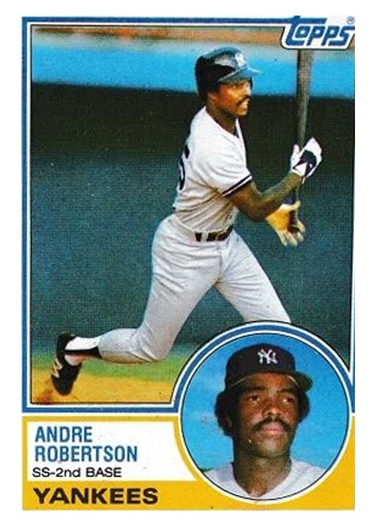 1983 Topps Andre Robertson #281 card