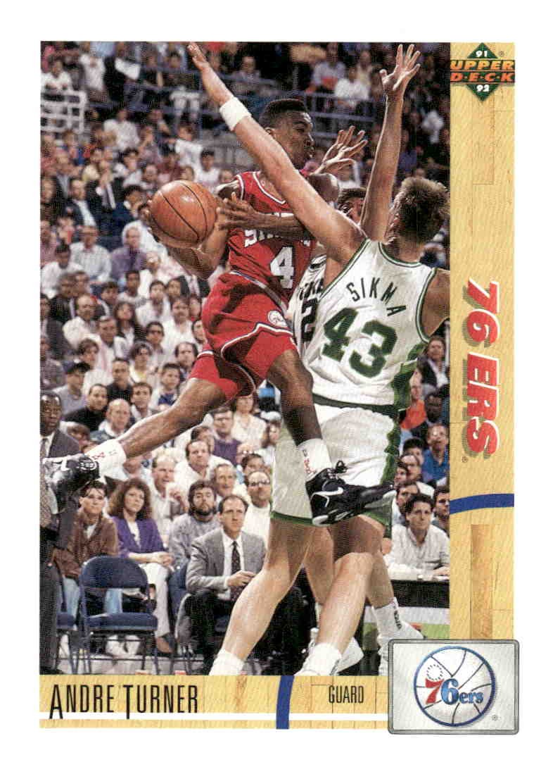 1991-92 Upper Deck Base Set Andre Turner #134 card