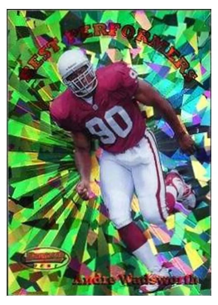 1998 Bowman's Best Performers Andre Wadsworth #BP4 card