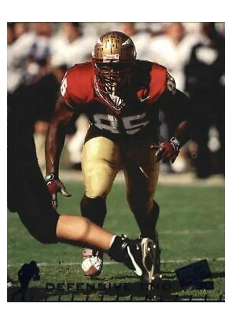1998 Press Pass Andre Wadsworth #4 card