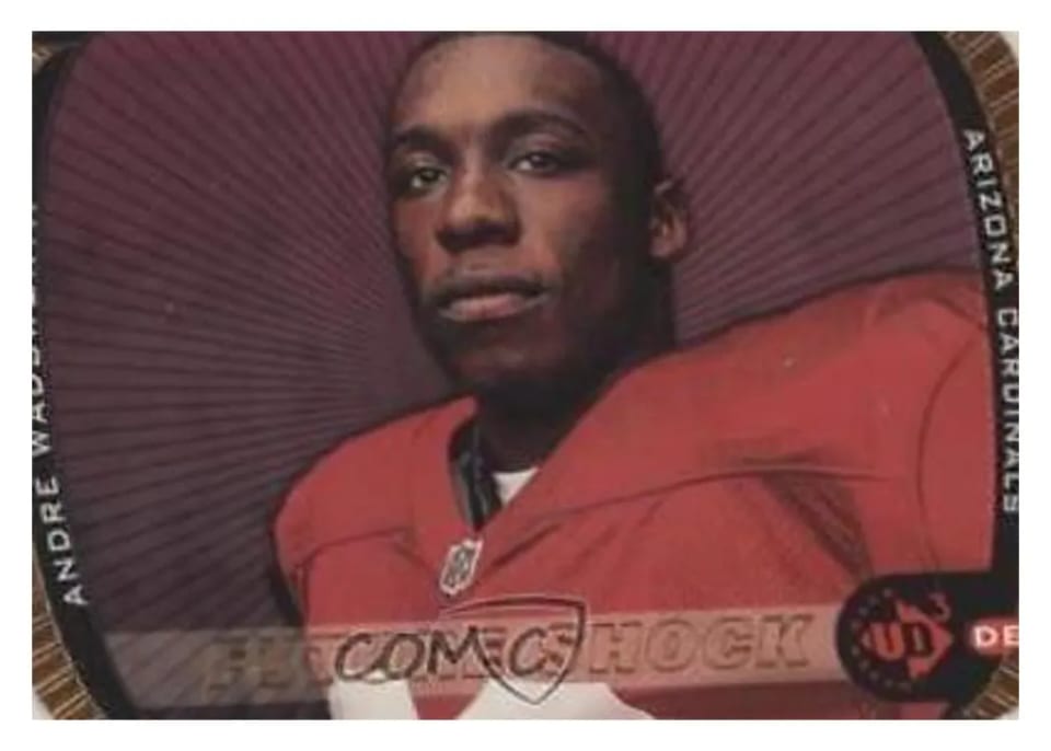 1998 Upper Deck UD3 Andre Wadsworth Die Cut #3 card