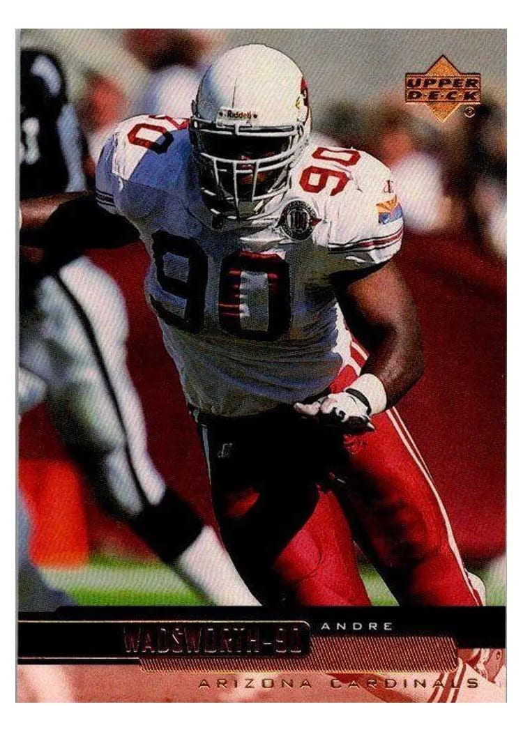 1999 Upper Deck Andre Wadsworth #6 card