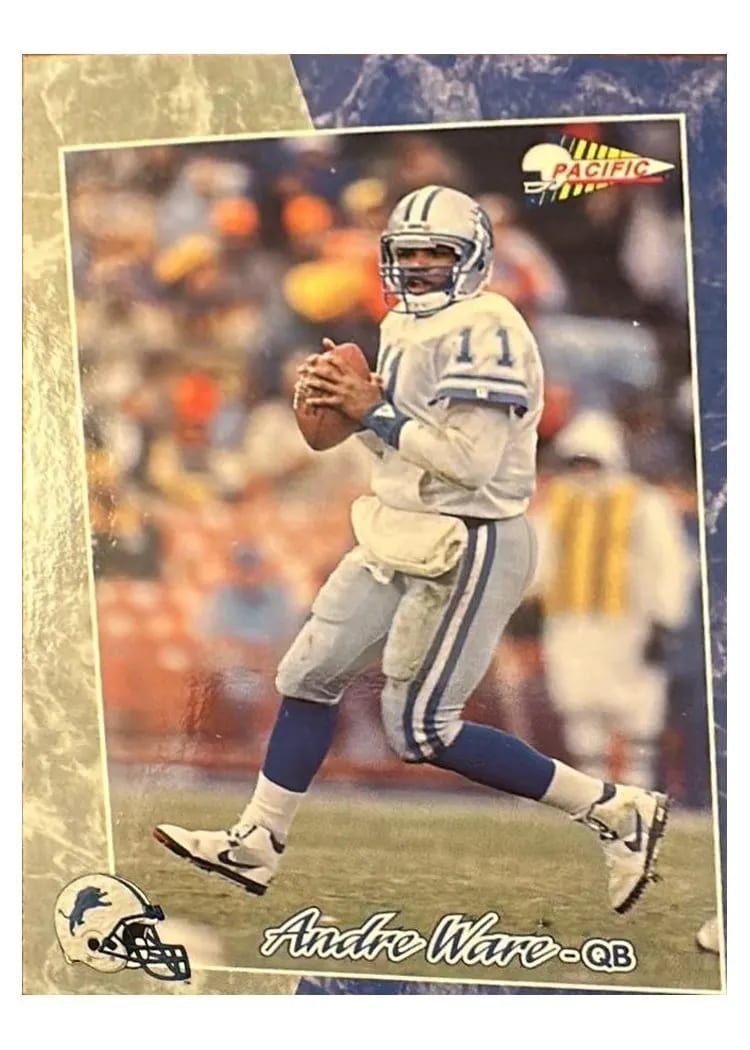 1993 Pacific Andre Ware #112 card