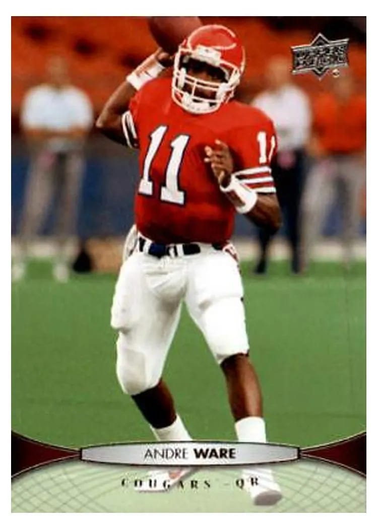 2012 Upper Deck Andre Ware #3 card