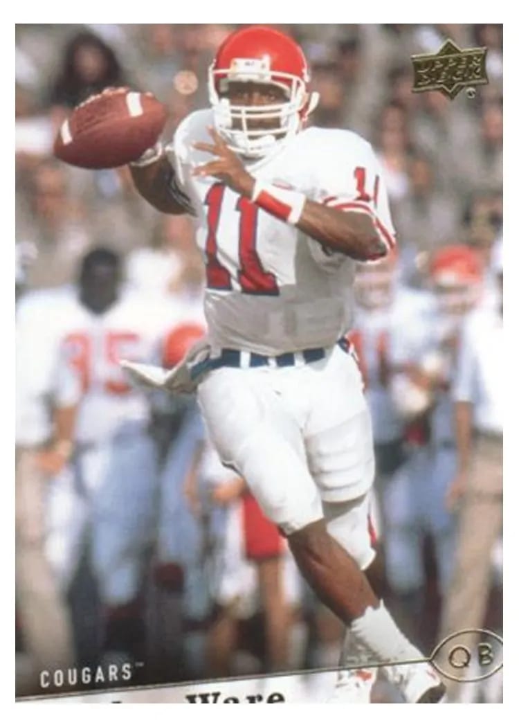 2013 Upper Deck Andre Ware #48 card