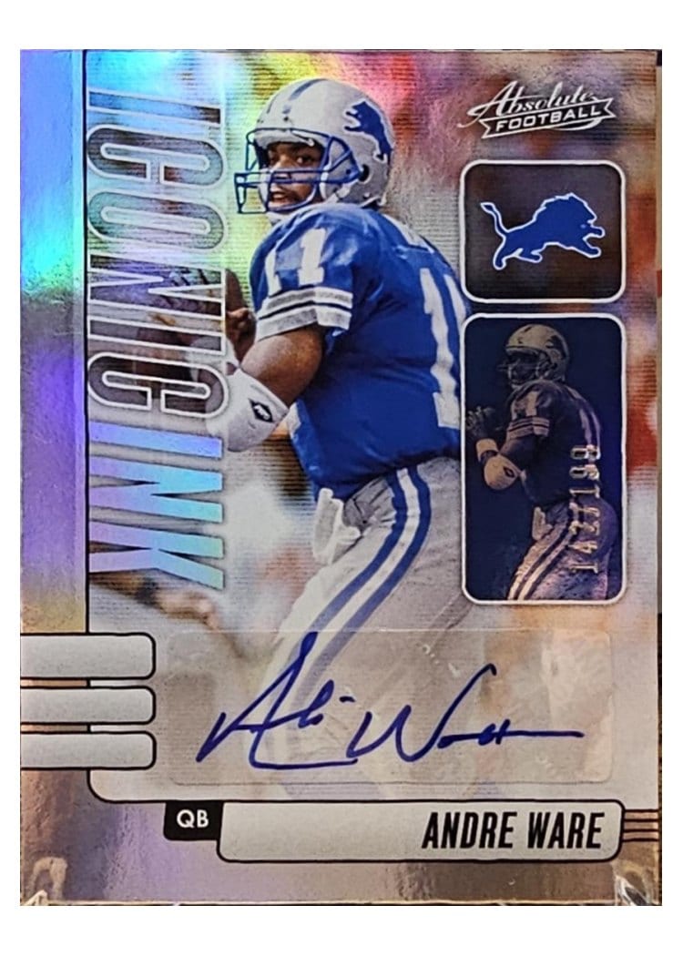 2024 Panini Absolute Iconic Ink Andre Ware #II-AWE card