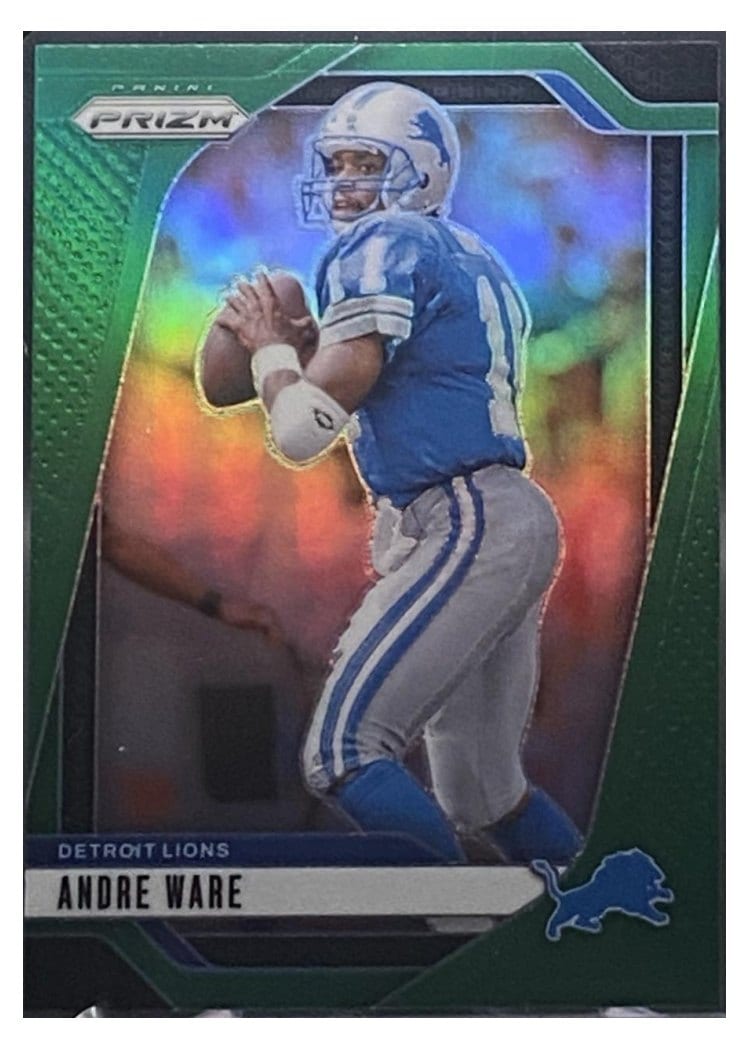 2024 Panini Prizm Base Set Andre Ware Green #98 card