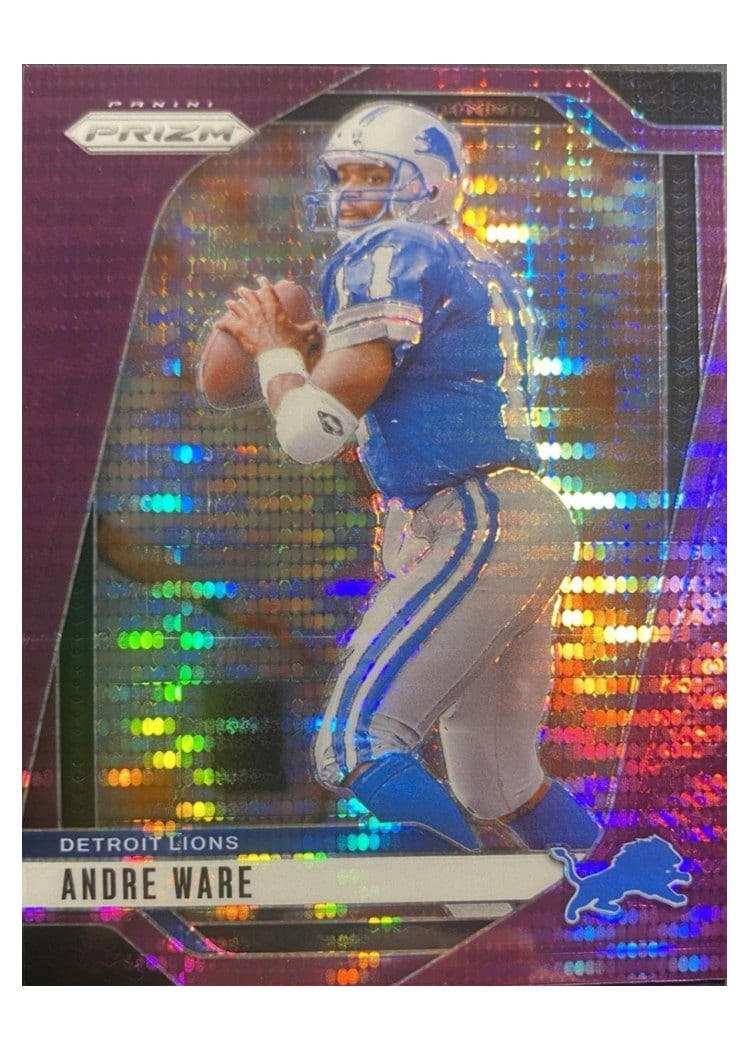 2024 Panini Prizm Base Set Andre Ware Purple Pulsar #98 card