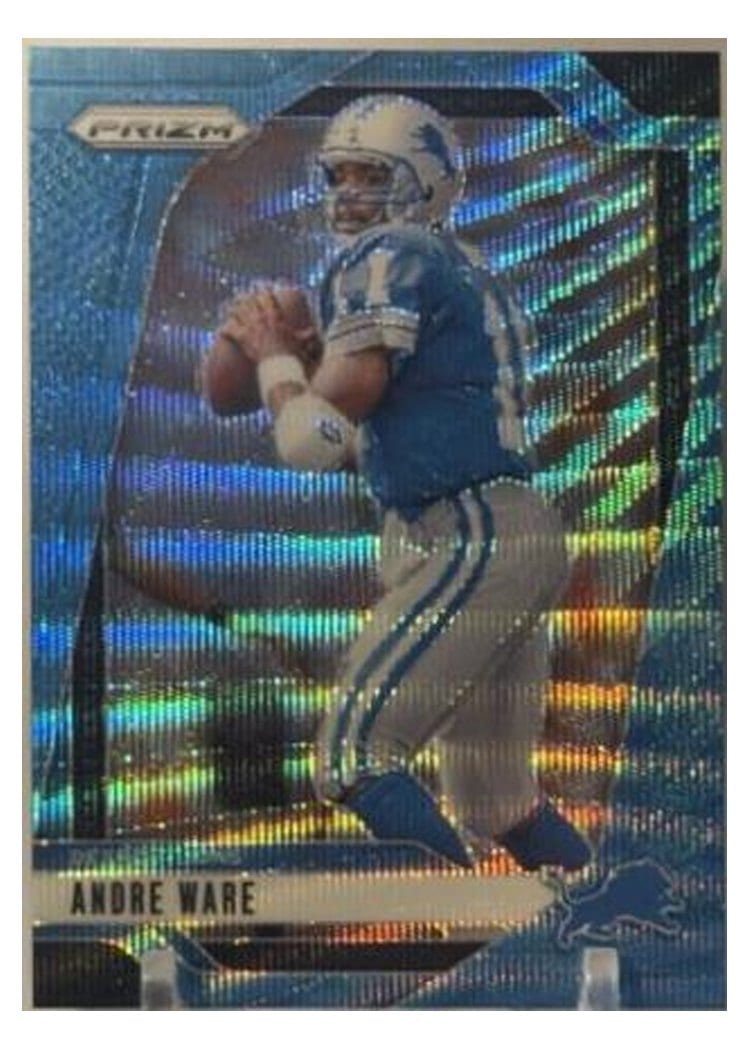 2024 Panini Prizm Base Set Andre Ware Blue Wave #98 card