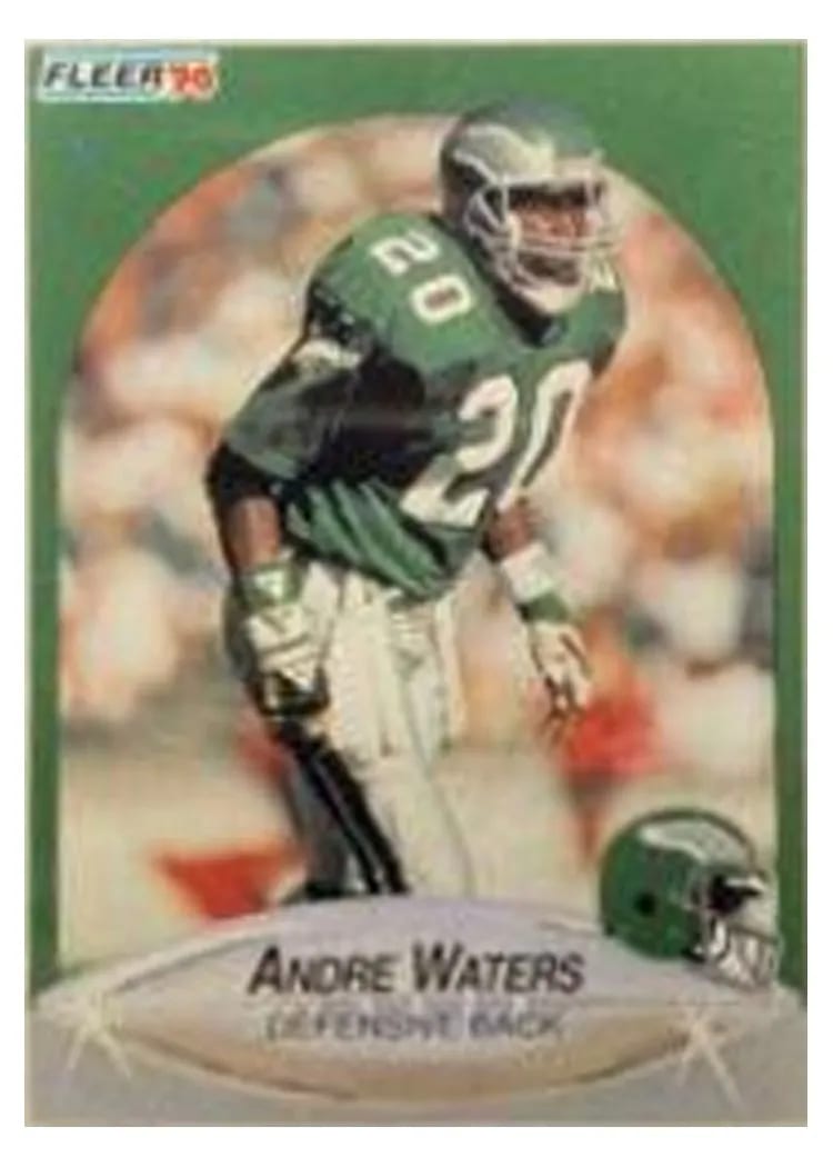 1990 Fleer Update Andre Waters #U-18 card