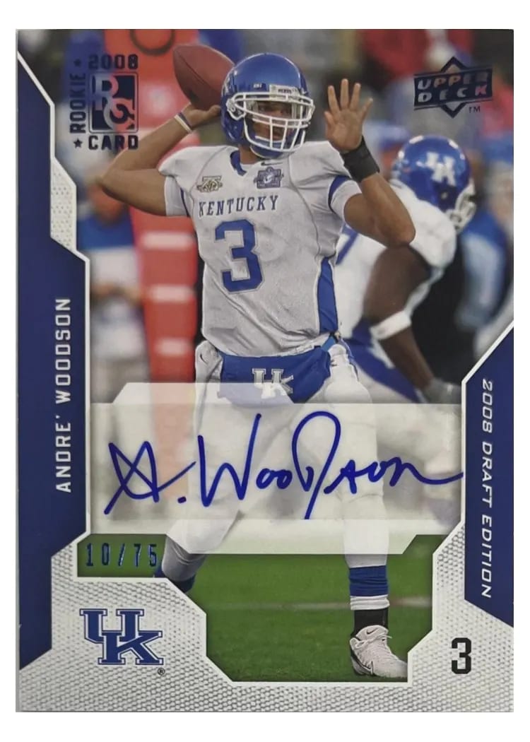 2008 Upper Deck Draft Edition Andre Woodson #4 card