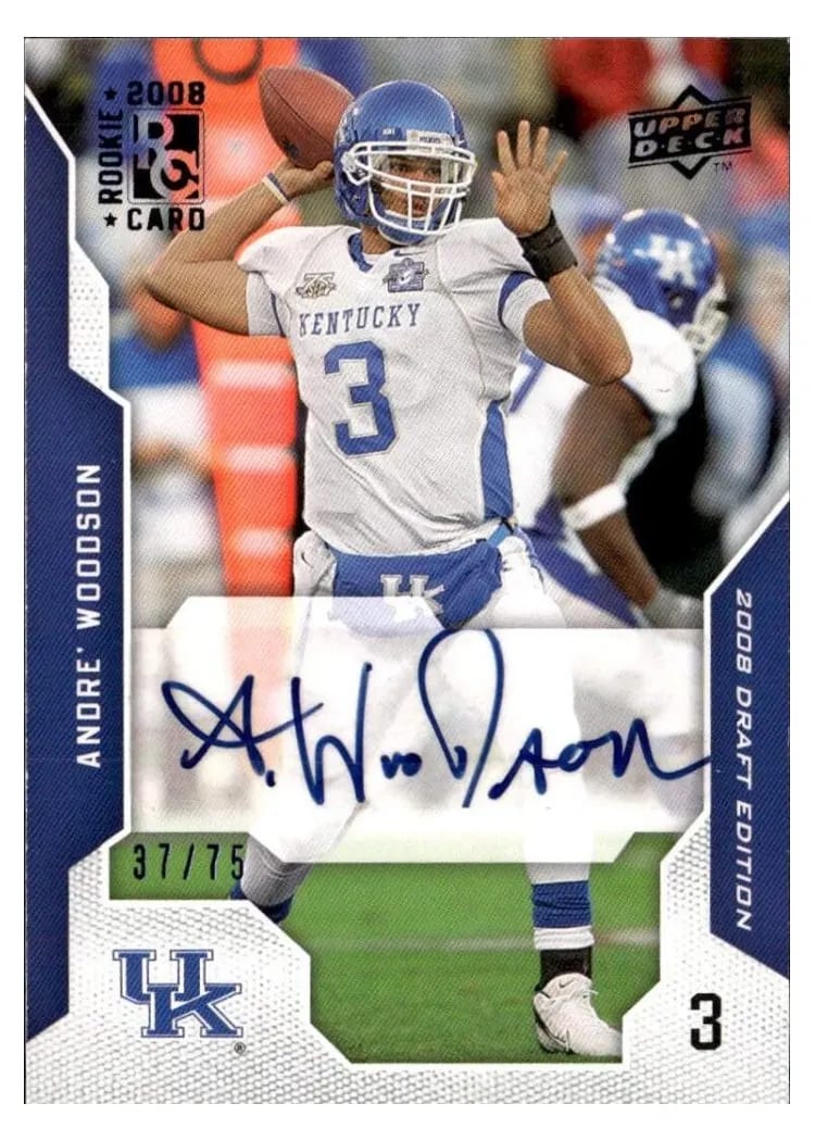 2008 Upper Deck Draft Edition Andre Woodson #4 card