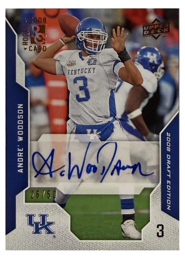 2008 Upper Deck Draft Edition Andre Woodson #4 card