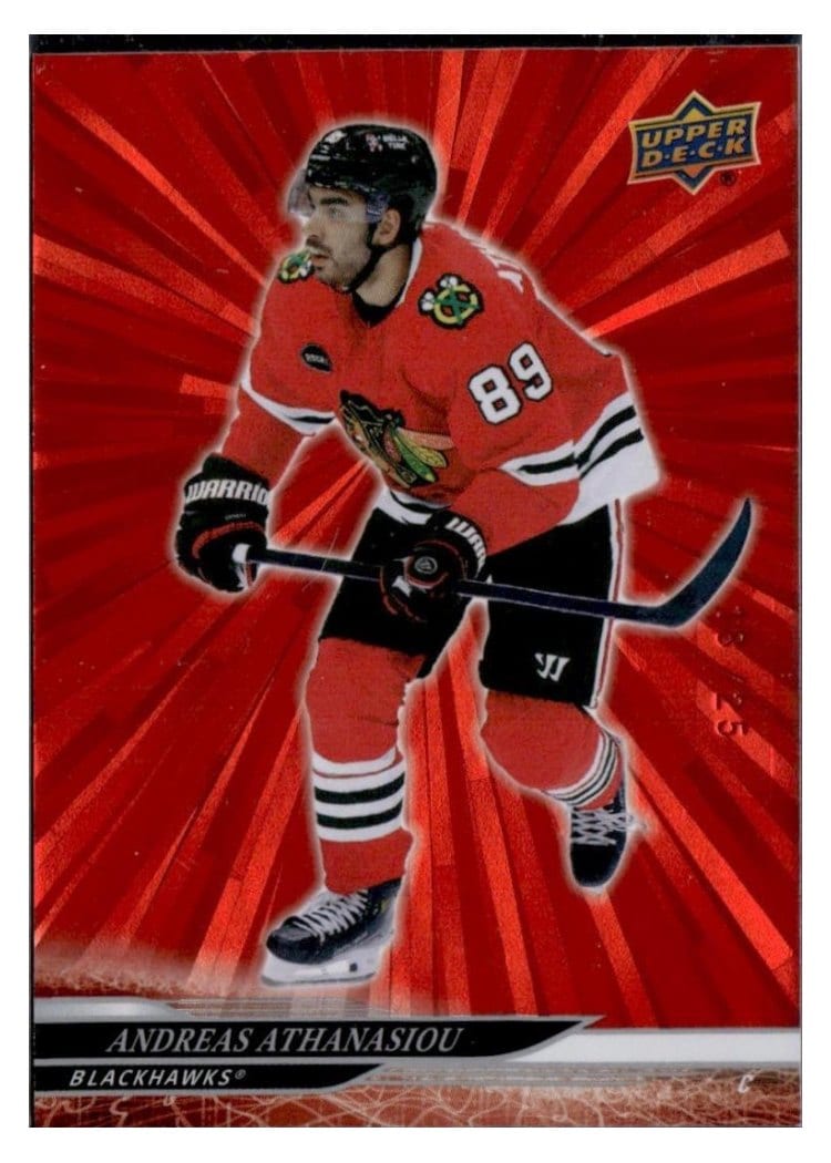 2024-25 Upper Deck Base Set Andreas Athanasiou #284 card