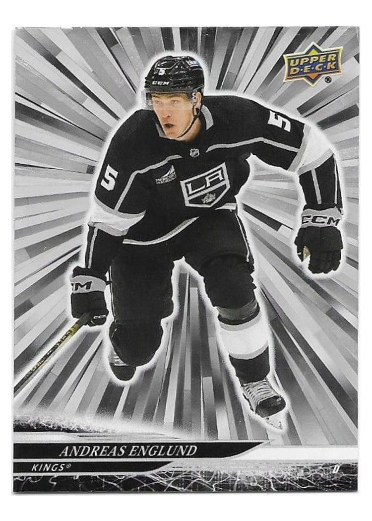 2024-25 Upper Deck Base Set Andreas Englund Outburst Silver #327 card