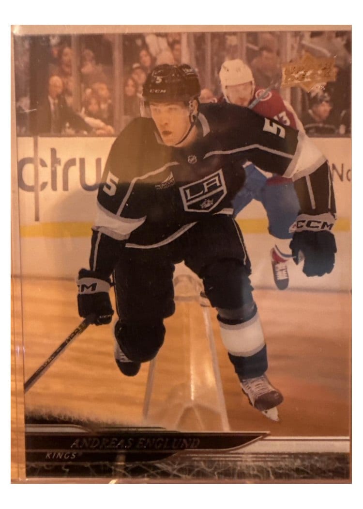 2024-25 Upper Deck Base Set Andreas Englund Clear Cut #327 card